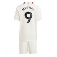 Manchester United Anthony Martial #9 Tredjeställ Barn 2023-24 Korta ärmar (+ Korta byxor)